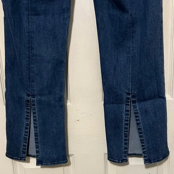 NWT $189 PARKER SMITH | Whiskered Faded Split Calf Jeans - Picture 12 of 16